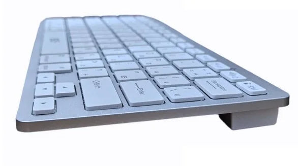 Teclado Bluetooth sem fio para PC, Smartphone e Tablet