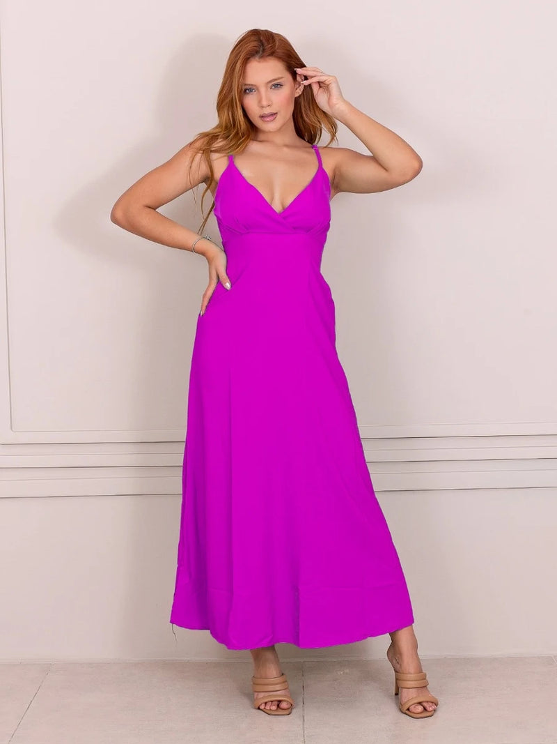 Vestido Longo com Renda HBD - Elegante, Sem Bojo, Envio Rápido