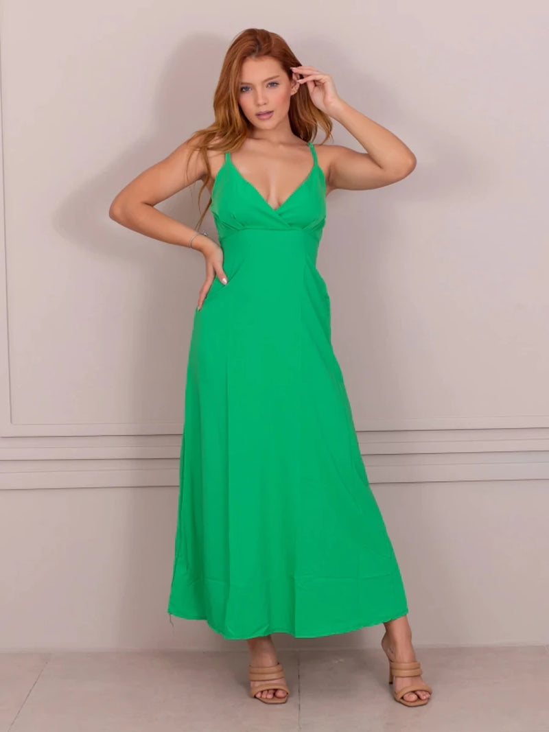 Vestido Longo com Renda HBD - Elegante, Sem Bojo, Envio Rápido