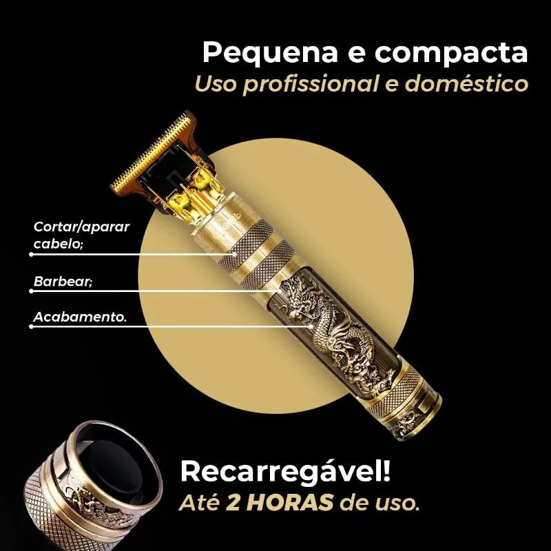 **Máquina de Cortar Cabelo e Barba Elétrica Profissional para Design Masculino**