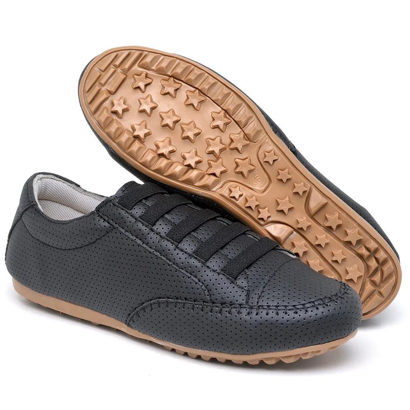 Tênis Feminino Casual Mocassim com Elástica e Sola de Borracha