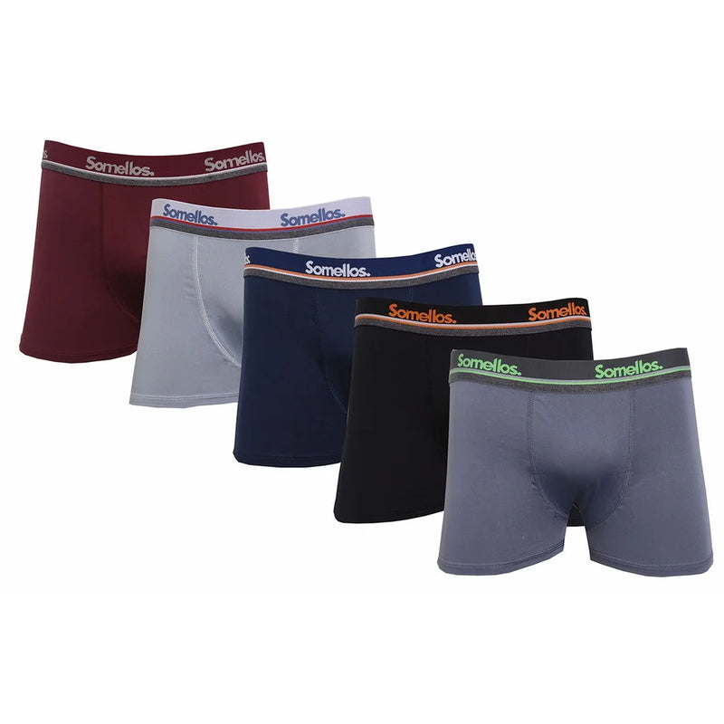 Kit 10 Cueca Boxer Masculina Microfibra Somellos