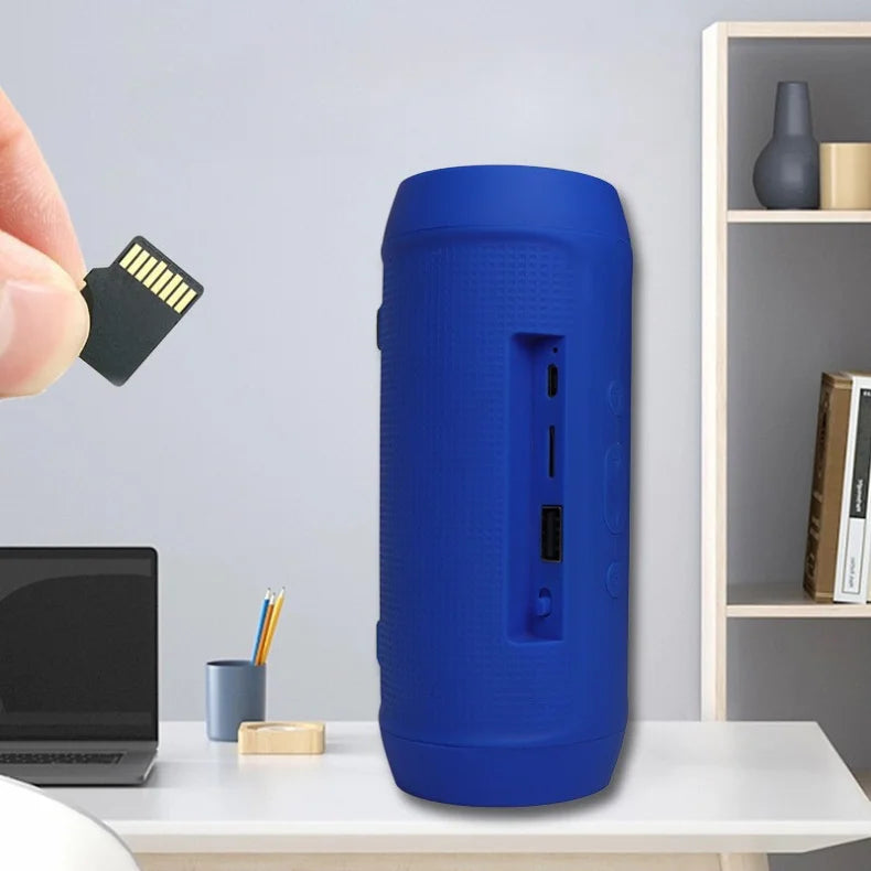 Charge 2 Mini: Caixa de Som Portátil Recarregável com Reprodução via SD e Pen Drive