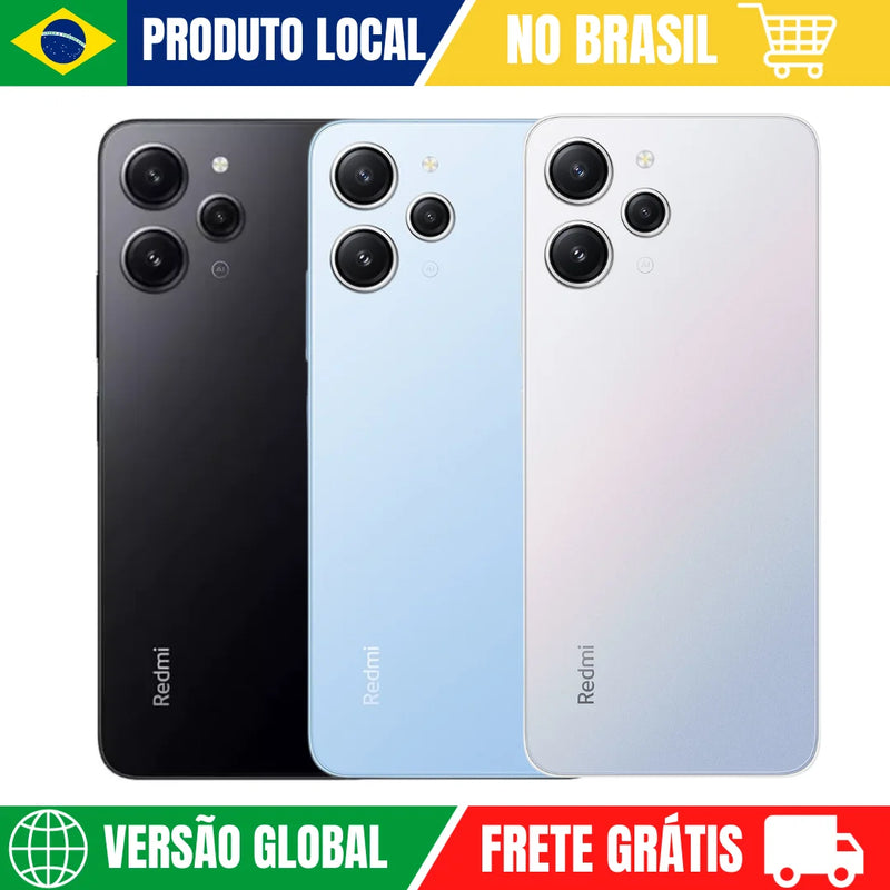 Xiaomi Redmi 12 256GB ROM 8GB RAM | Versão Global | Smartphone 4G | Câmera 18MP | Carregador 18W