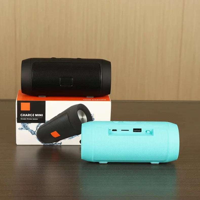 Charge 2 Mini: Caixa de Som Portátil Recarregável com Reprodução via SD e Pen Drive