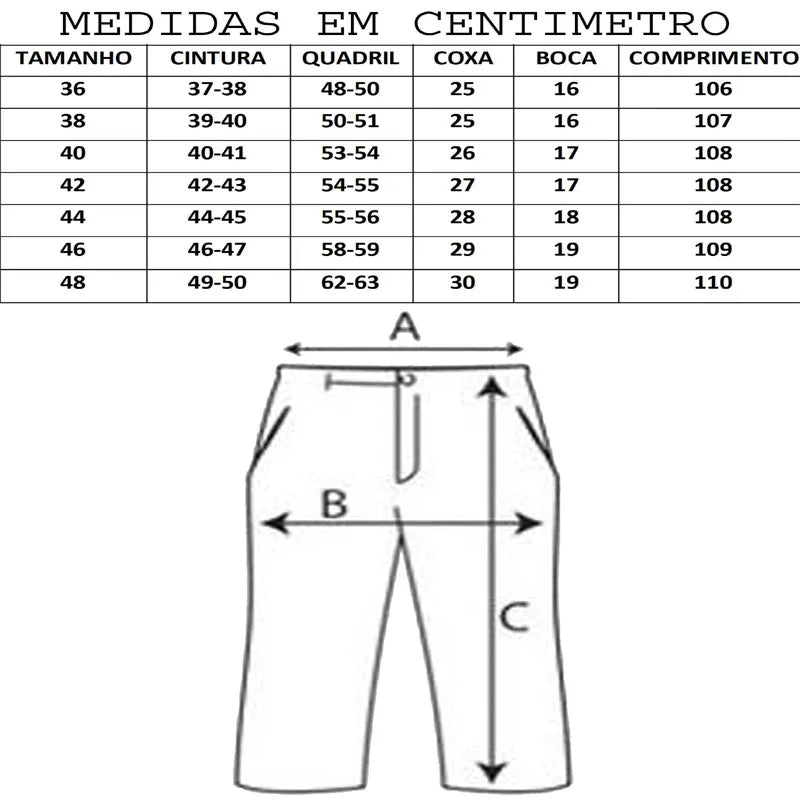 "Calça masculina skinny jeans clara com lycra, Ref: 0110"