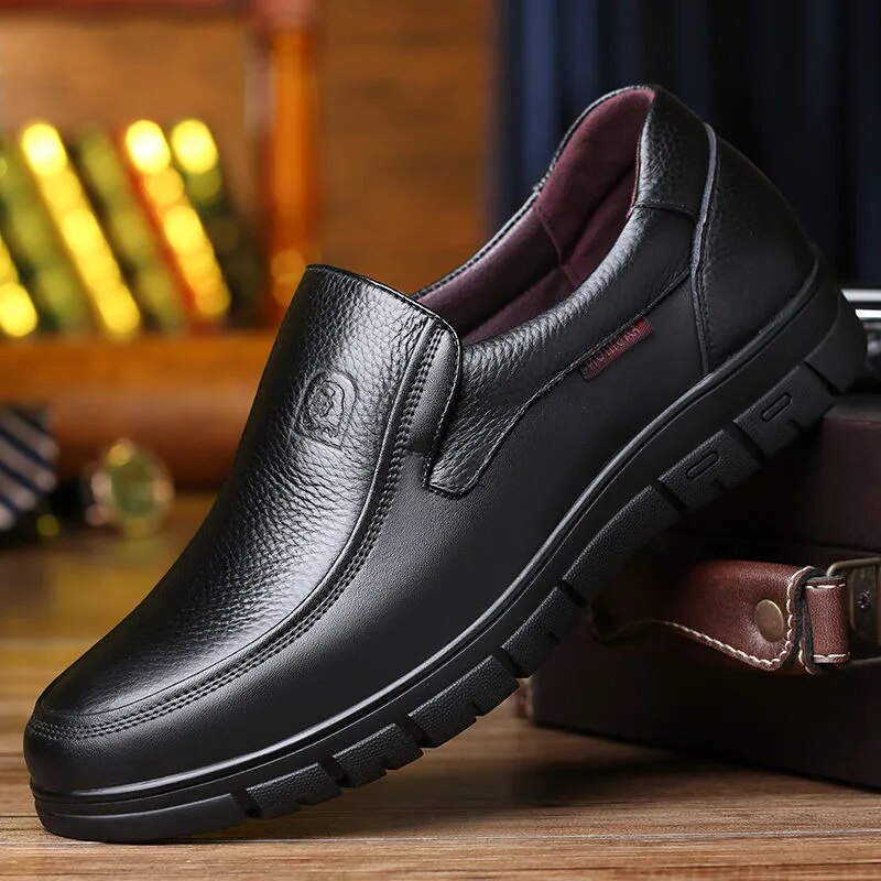 Sapatos de Couro Genuíno para Homens 2021