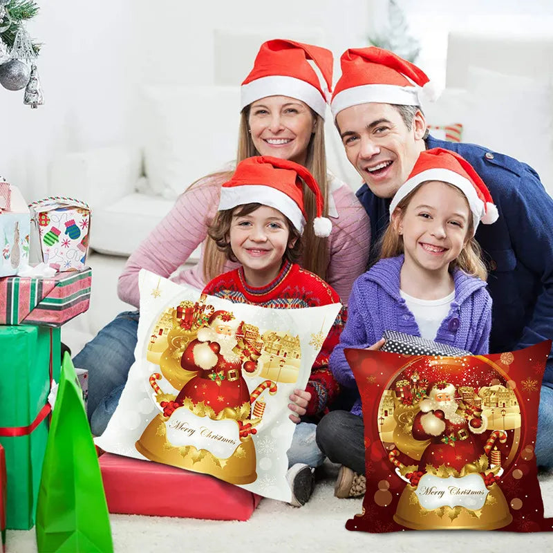 Capas de Almofada de Natal Decore com o Espírito Natalino