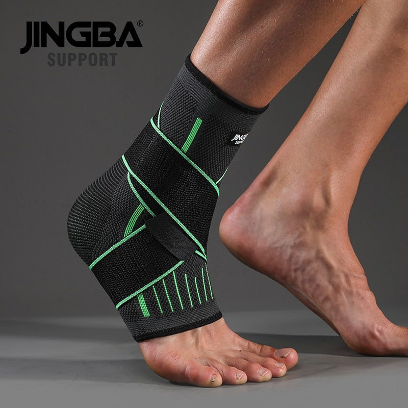 SUPORTE JINGBA 1 PCS  Suporte Protetor para Tornozelo no Futebol