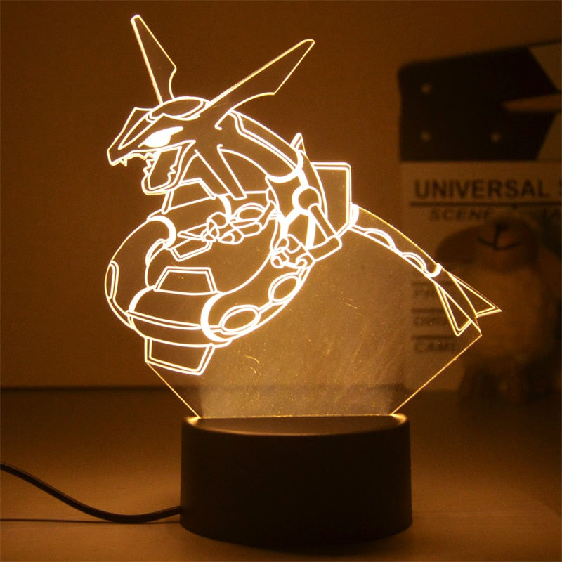 Nova Luz Noturna 3D Led do Pokemon Pikachu Brinquedo Infantil