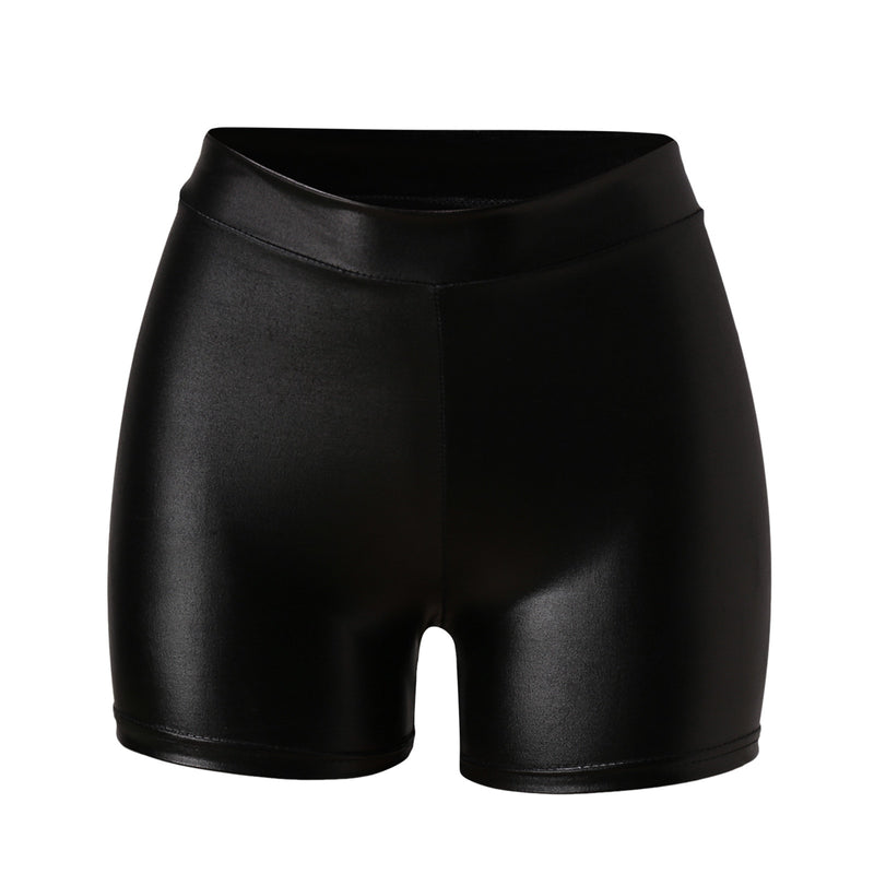 Shorts de Couro Sensuais para Nightclub 2023