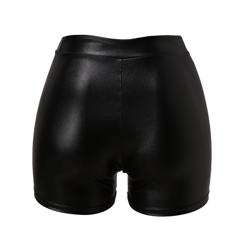 Shorts de Couro Sensuais para Nightclub 2023