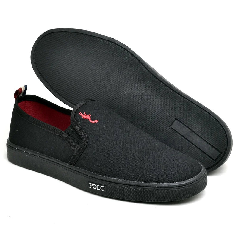 **Kit 3 Pares Tênis Masculino Slip On + Acessórios**