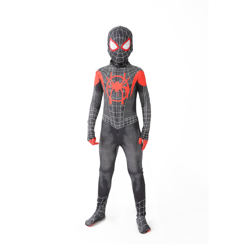 Novo Traje de Cosplay Miles Morales Longe de Casa Roupa Zentai Homem-Aranh