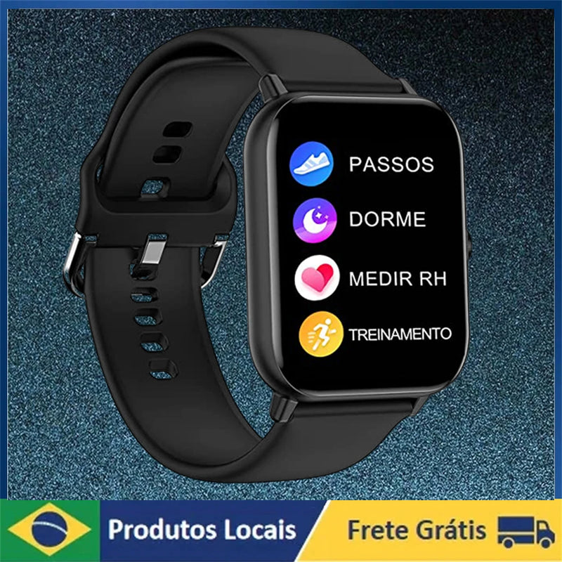 Relógio Inteligente A01 HD NFC para Homens - Esportivo, Empresarial e com Tela TFT