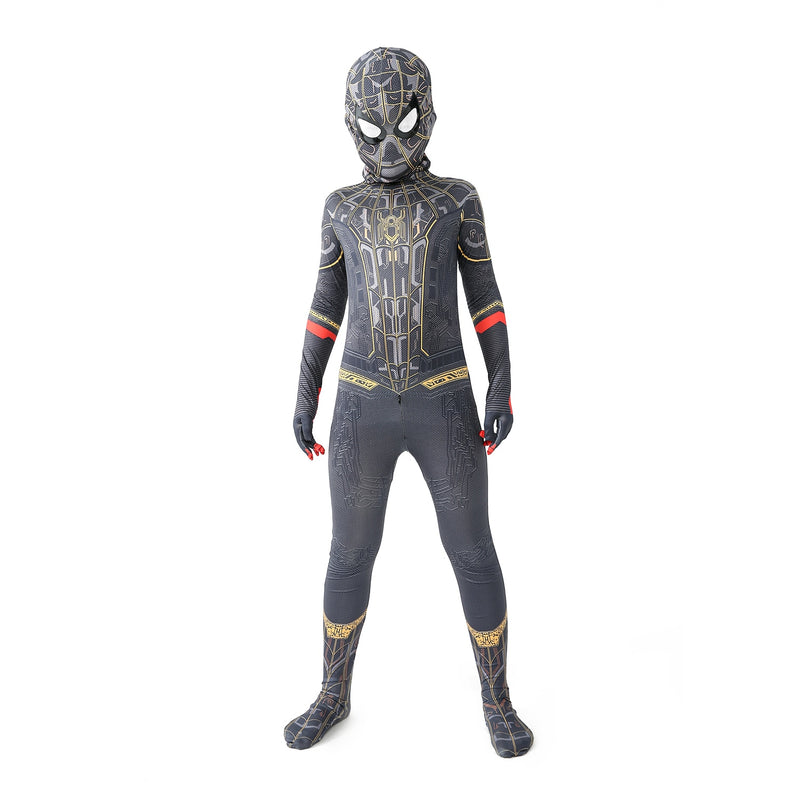 Novo Traje de Cosplay Miles Morales Longe de Casa Roupa Zentai Homem-Aranh