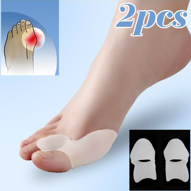 2 PCS Corretor de Dedo em Gel de Silicone Bunion