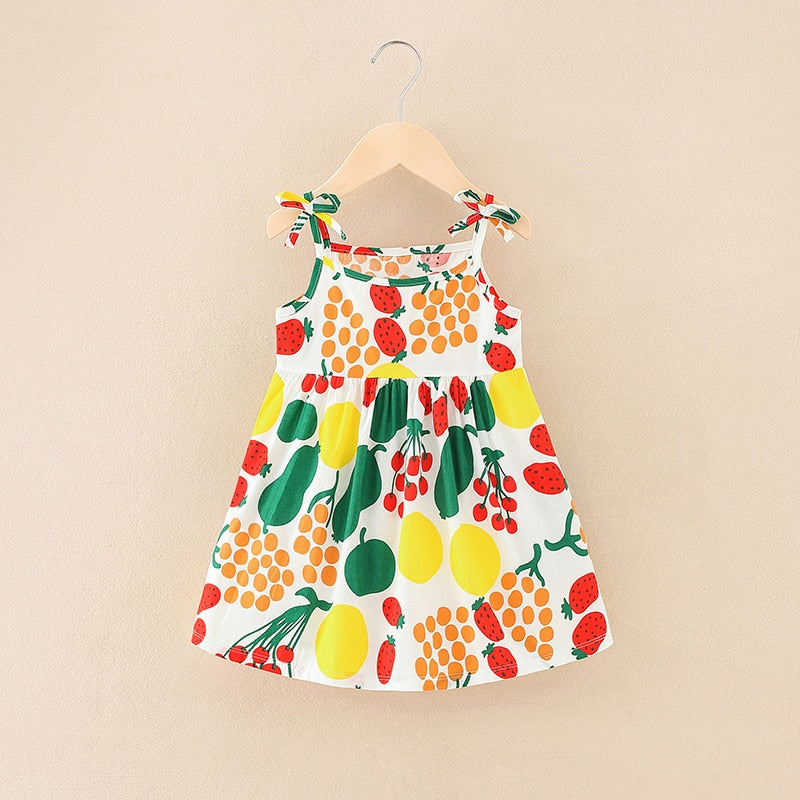 Vestido de Verão Fofo para Meninas