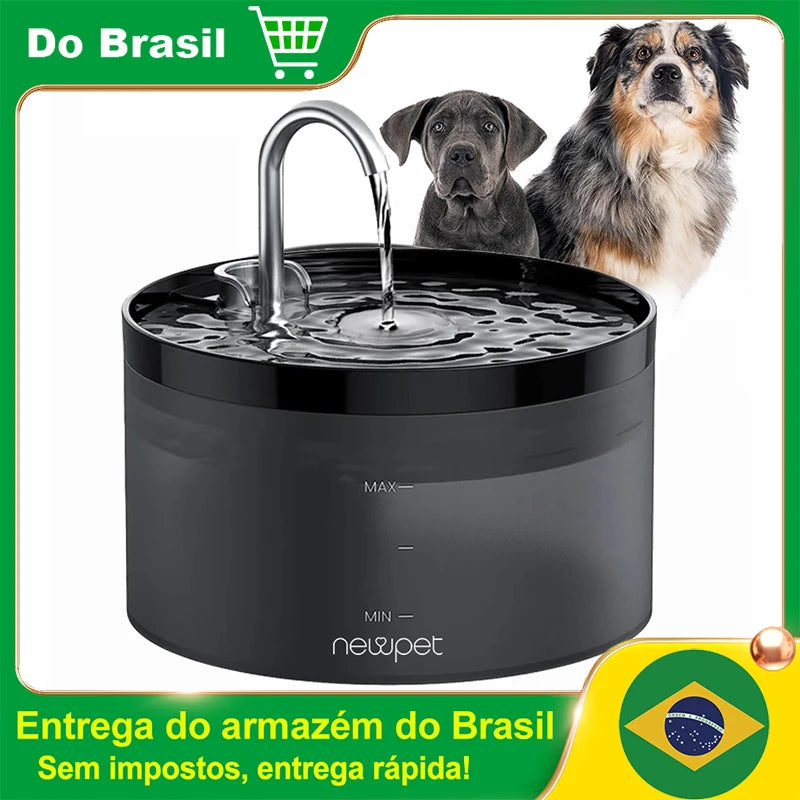 **Bebedouro Automático USB para Gatos e Cães com Filtro de Filtragem**