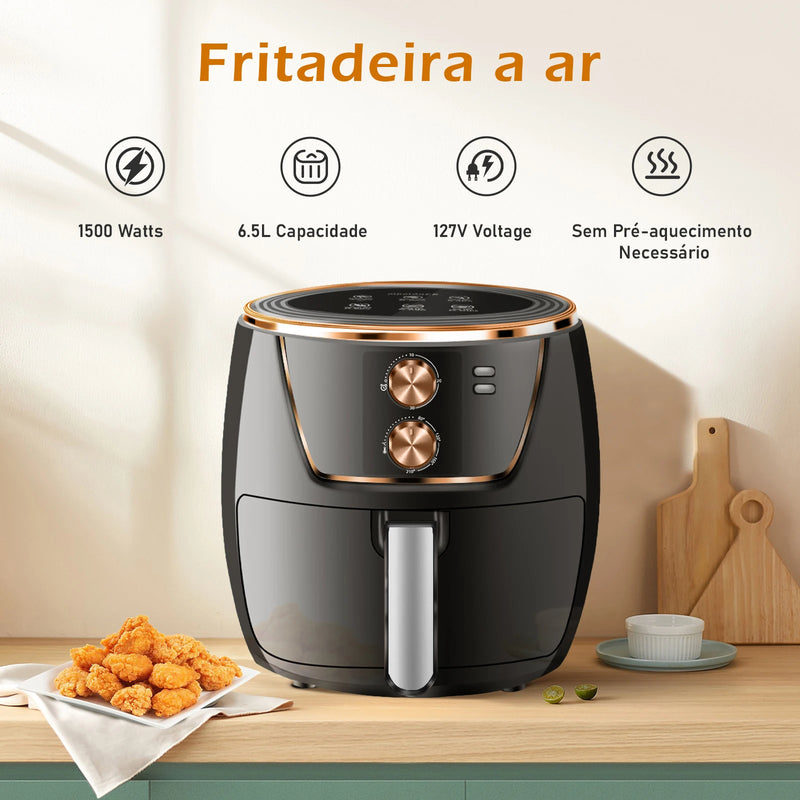 Air Fryer Grande Sem Óleo - Frete Grátis