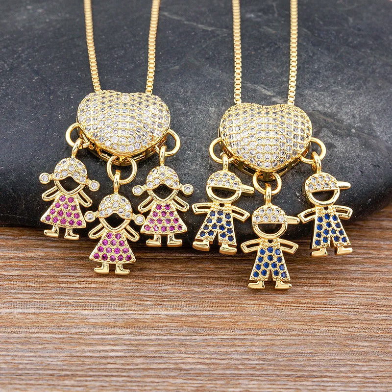 Colar de Coração com Cristal Zircônia O Presente Perfeito para o Dia das Mães