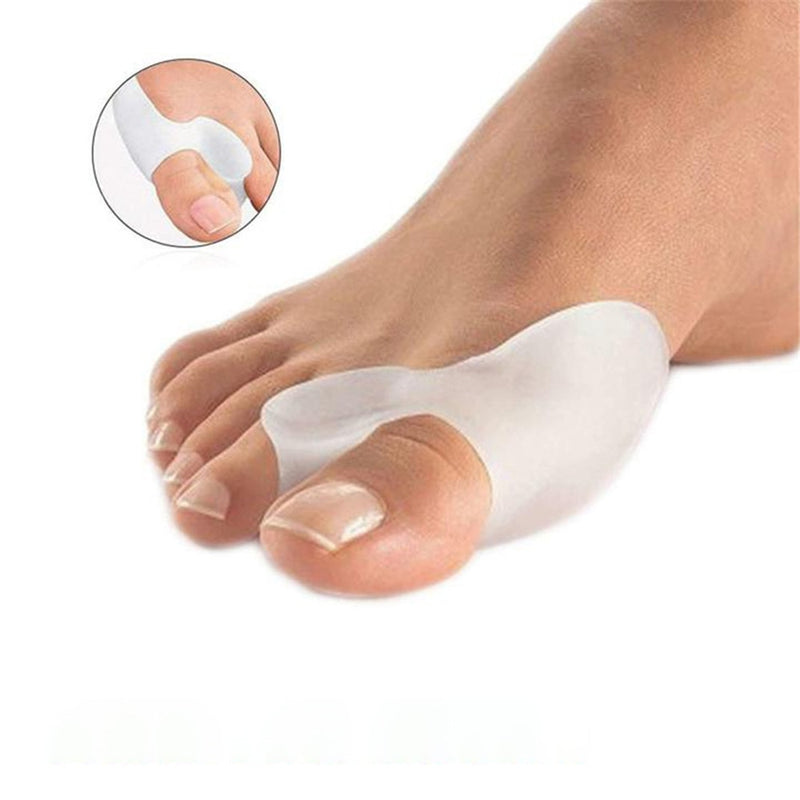 2 PCS Corretor de Dedo em Gel de Silicone Bunion