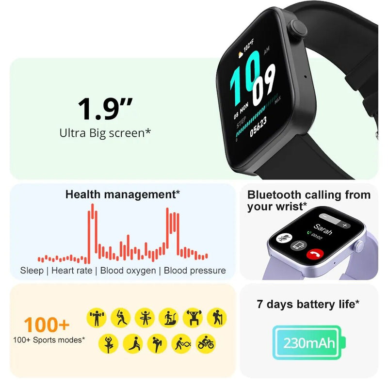 Smartwatch DELI26M P71 Tecnologia e Saúde no seu Pulso