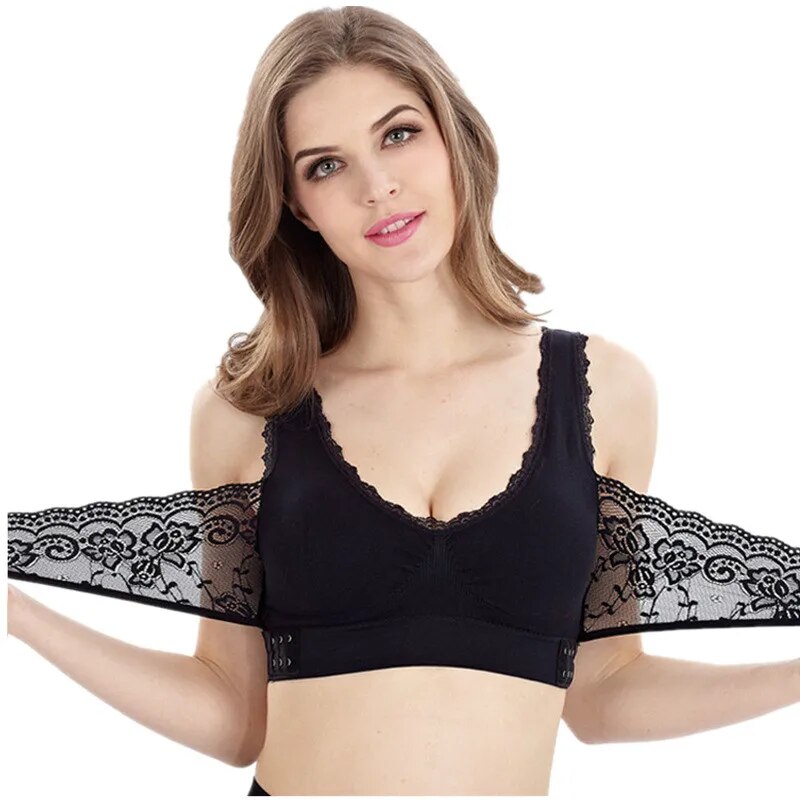 Sutiã Bralette Renda Sólido 3XL Plus Size