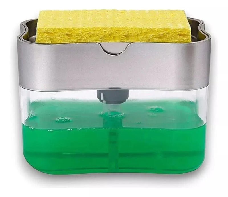 Dispenser com Esponja Praticidade na Limpeza da Cozinha