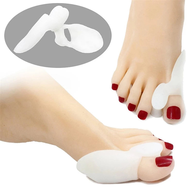 2 PCS Corretor de Dedo em Gel de Silicone Bunion