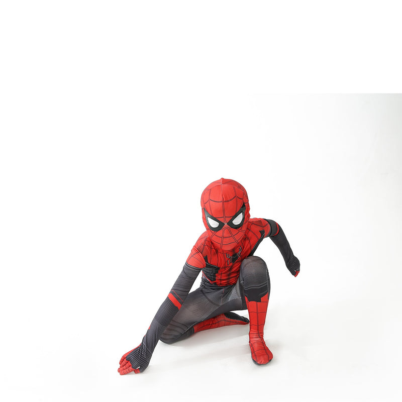 Novo Traje de Cosplay Miles Morales Longe de Casa Roupa Zentai Homem-Aranh