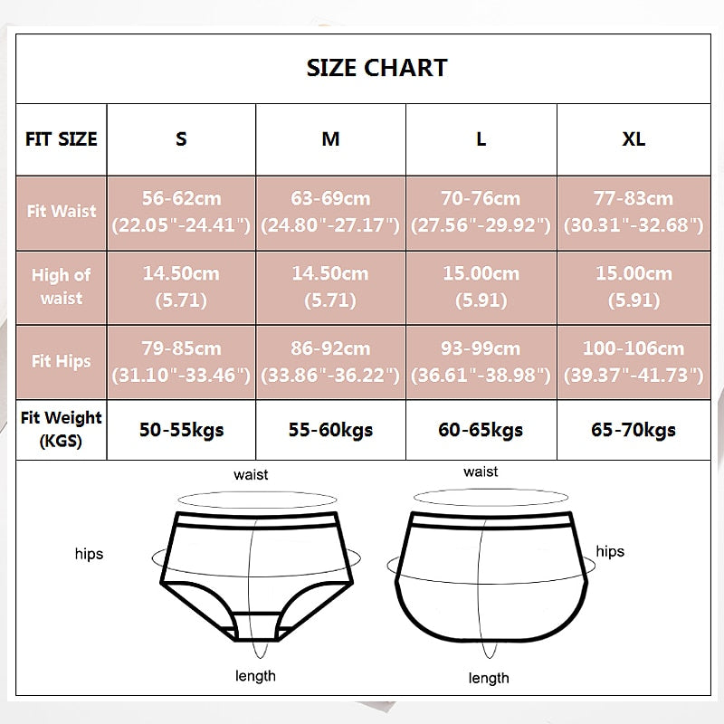 Modelador de Corpo Calcinha de Cintura Alta Sem Costura para Mulheres